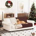 CYCMACO Waterproof Dog Blanket, Non-Slip Soft Pet Bed Cover, Couch Cover for Dogs Washable, Protects Sofa, Furniture, Crate, Car, Tear Resistant Leakproof Pet Blanket (52x82 Inch, Coffee)