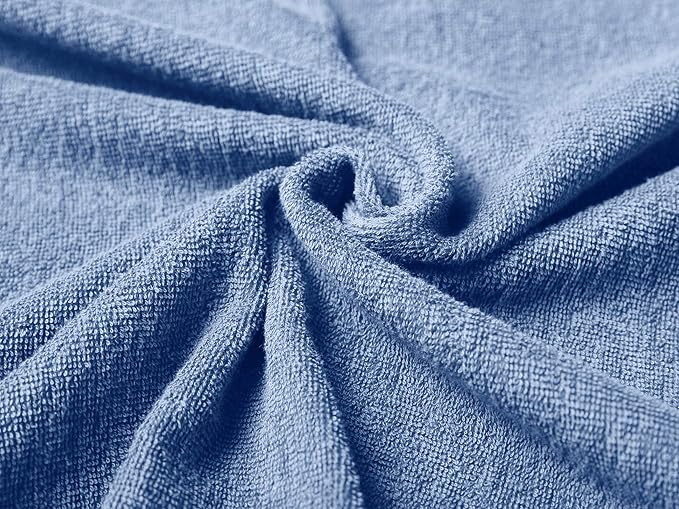 SIORO Women Terry Cloth Bath Robes with Pockets, Soft Long Cotton plush Kimono Wrap Bathrobe, Spa, Fuzzy Female nightgrown
