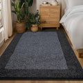 DOMUSTEX Washable Area Rug 34" x 60", Non Slip Kitchen Rug for Floor, Absorbent Entrance Runner Rug for Bedroom, Living Room, (Roll Packing)