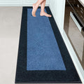 DOMUSTEX Machine Washable Runner Rug 24" x 84", Non Slip Kitchen Mat for Floor, Absorbent Entryway Rug for Kitchen, Bedroom, Hallway, Bathroom, Door (Roll Packing)