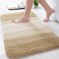 Arotive Microfiber Bathroom Rugs, Shaggy Soft and Absorbent Bath Rug, Non-Slip, Thick Plush Machine Washable Dry Bath Mats for Bathroom, Tub and Shower, 30x20, Camel, Rectangular