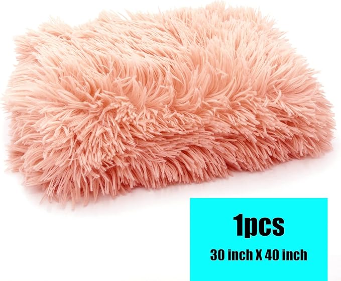 Petbuy Pet Dog Bed Blanket, Fluffy Fleece Throw Sleep Mat, Soft Puppy Cat Kitten Mat, S M L XL, Fuzzy Reversible Sherpa for Bed, Couch, Sofa, Travel, Washable & Lightweight