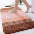 Arotive Microfiber Bathroom Rugs, Shaggy Soft and Absorbent Bath Rug, Non-Slip, Thick Plush Machine Washable Dry Bath Mats for Bathroom, Tub and Shower, 30x20, Orange, Rectangular
