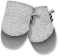 Cuisinart ShieldPro Silicone Oven Mitts – 5” x 8.5” Heat-Resistant Mini Kitchen Mitts for Oven with Non-Slip 100% Silicone Palm, Cotton Filling, and Hanging Loop (Gray)