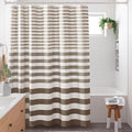 Madison Park Shower Curtain Spa Waffle Weave Shower Curtain for Bathroom 3M Scotchgard Moisture Management, Spa Quality Modern Shower Curtains for Bathroom, Standard 72x72 Taupe Ombre