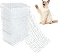 OCEANPAX Clear Cat Scat Mat 16 x 13 Inch, 16 Pack Transparent Cat Deterrent Mats with 1 Inch Spikes, Large Coverage Indoor Outdoor Pet Training Mats to Protect Furniture, Counters, Garden & Yard