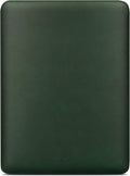 Comfyable Slim Laptop Sleeve 16 Inch Compatible for MacBook Pro 16-Inch M4 M3 M2 Pro/Max 2024, Faux Leather Protective 16-in Mac Cover Case, Green