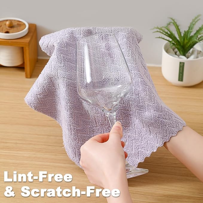 Tigona 80 Pack Microfiber Cleaning Cloth Roll Reusable Paper Towels 12"x12" Tear Away Cloth,Absorbent Dish Rags for House Kitchen,Wash Cloths,Lint Free Rags for Window Cars Cleaning Supplies