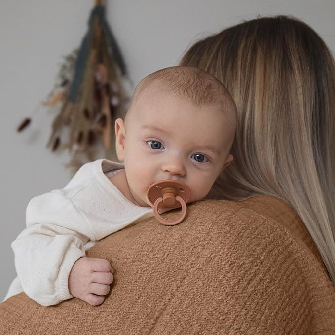Dreamology Brown Swaddle Blanket,100% Cotton Muslin Swaddle Blankets,2 Pack,Receiving Blanket for Baby Boy & Girl,Soft,Breathable Swaddle Blanket,Large 44 x 44 inch Cotton Blanket | Brown,Acru