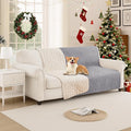 CYCMACO Waterproof Dog Bed Cover, Non-Slip Dog Blanket for Couch, Couch Covers for Dogs Washable, Pet Blanket for Furniture, Pet Bed Mat for Sofa, Car, Pet Supplies (52x82 Inch, Light Grey)