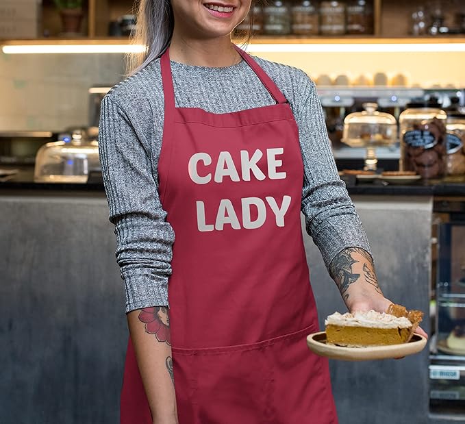 TEEAMORE Custom Aprons for Women Men Add Your Text Personalized Chef Kitchen Apron