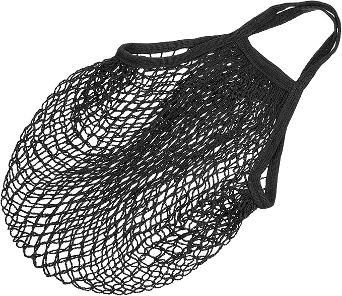 MECCANIXITY Cotton Mesh Bag Reusable Washable Mesh Net String Grocery Bags Organizer for Fruits Vegetables Shopping