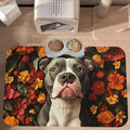 Pitbull Food Mat for Floors Waterproof,Quick Dry Anti-Slip Dog Bowl Mats for Food and Water,Pet Feeding Mats,Pet Placemat for Messy Drinkers to Protect Floors,Pets Supplies 17.72×11.81in