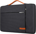 Lacdo 360° Protective Laptop Sleeve Case for 16 inch New MacBook Pro M4/M3/M2/M1 Pro/Max A3403 A3186 A2991 A2780 A2485 A2141 2024-2019, 15 inch Surface Laptop 7th Copilot+PC/6/5/4/3 Computer Bag,Black