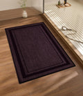 chakme Bathroom Rugs Mat 32x17, Ultra Thin Non Slip Bath Mat Quick Dry Absorbent Bath Mat for Bathroom Floor, (Dark Purple, 32"x17")