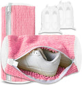 Xinambyh 2Pcs Reusable Shoe Washing Machine Bag for Washer and Dryer:Free Up Hands, Prevent Deformation,shoe bag with Zipper Protection Design, Use for all Shoes,Sports Shoes