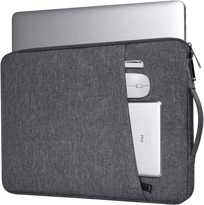 17 17.3 Inch Laptop Sleeve Case Bag for ASUS VivoBook Pro 17/ASUS TUF/ROG 17.3, HP Pavilion 17/ HP Envy, Dell Inspiron 17, Protective Waterproof Carrying Travel Case(Space Grey)