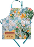 Maison d' Hermine 100% Cotton Apron for women with Pocket Kitchen Chef Apron for Men Cooking Gardening Server Waitress