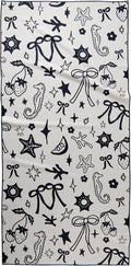 GEOMETRY Micro-Loop Beach Towel – Spring & Summer Collection – Quick-Dry, Sand-Resistant, Ultra-Absorbent Compact Towel for Beach & Travel (Earth and Sea)