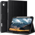 auaua Case for iPad Air 11 Inch M3/M2 (2025/2024), iPad Air 5th/4th Generation (2022/2020), with Pencil Holder and Pocket, Typing Angle Muti-Stand Magnetic Closure Auto Sleep/Wake (Black)