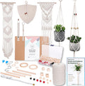 MIGO Creates Macrame Kits for Adults Beginners with 126 Macrame Supplies and 7 Projects E-Book: DIY Macrame Kit with 165 Yards Macrame Cord and Craft Supplies & Materials to Start Macrame!