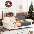 CYCMACO Waterproof Dog Blanket, Non-Slip Soft Pet Bed Cover, Couch Cover for Dogs Washable, Protects Sofa, Furniture, Crate, Car, Tear Resistant Leakproof Pet Blanket (52x82 Inch, Dark Grey)