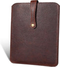 Thryxop Genuine Leather Tablet Sleeve for iPad Pro 11‘’/Air 10.9‘’/Magic Keyboard & Galaxy Tab S9/S9 FE | Slim Protective Case with Microfiber Lining (Fits Devices up to 11") - Dark Brown
