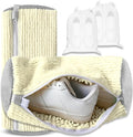 Xinambyh 2Pcs Reusable Shoe Washing Machine Bag for Washer and Dryer:Free Up Hands, Prevent Deformation,shoe bag with Zipper Protection Design, Use for all Shoes,Sports Shoes
