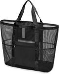 F-color Mesh Beach Bag Family - Large Tote Bag for Cruise Pool Toys Beach Vacation Essentials