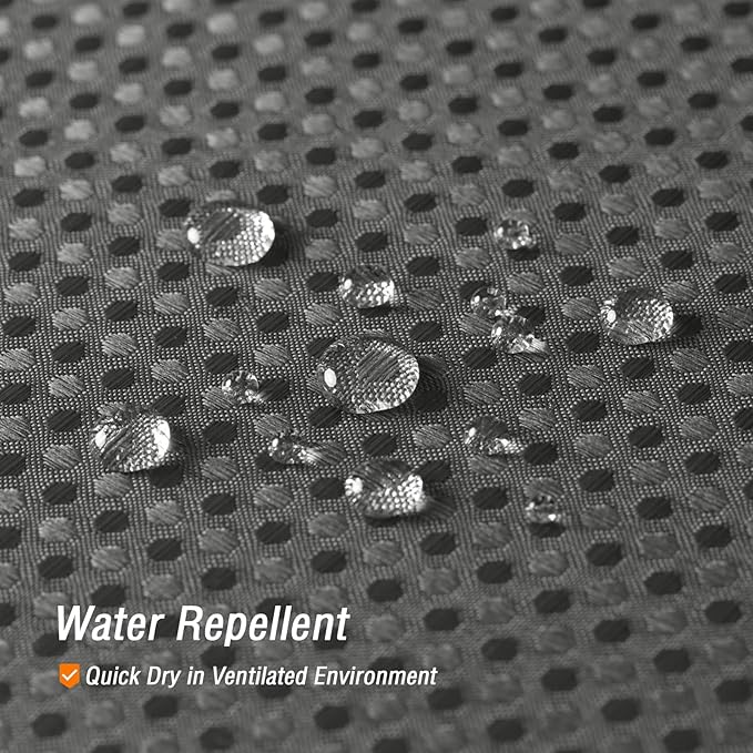 Gibelle Long Shower Curtain 72 x 78, Tall Waffle Weave Textured Fabric Shower Curtain for Bathroom, Water Repellent, Machine Washable, Charcoal Grey