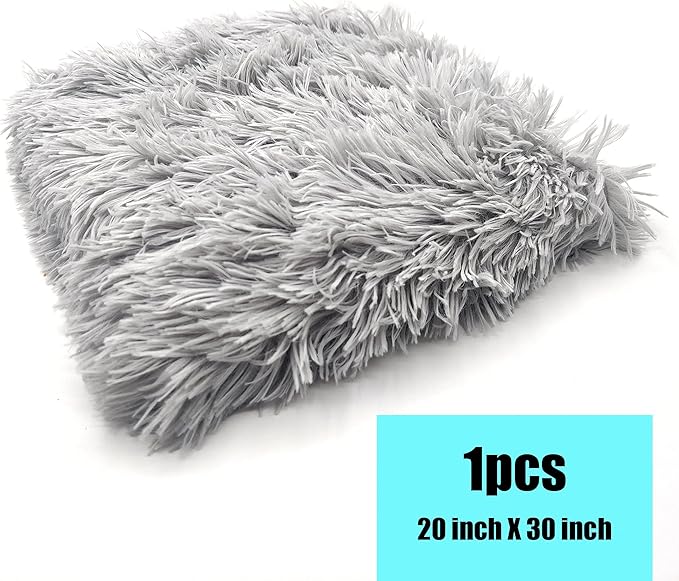 Petbuy Pet Dog Bed Blankets, Fluffy Fleece Dog Throw Blankets Sleep Mat,Soft Puppy Blankets Cat Kitten, S M L XL,Fuzzy Reversible Sherpa Blanket for Bed, Couch, Sofa, Travel,Washable & Lightweight