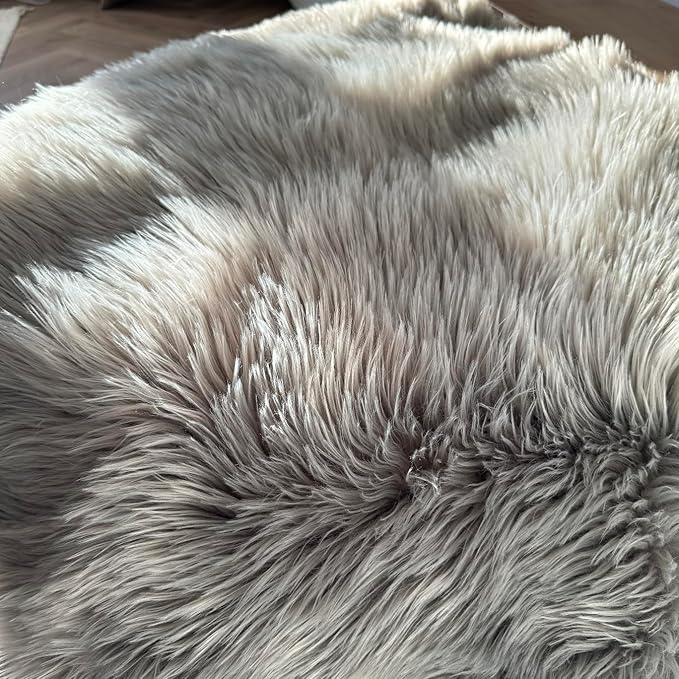 Waterproof Dog Blanket for Small, Medium & Large Dogs – Faux Fur Pet Throw for Couch, Sofa, Bed & Car – Soft, Washable, Stain-Resistant, Durable Cover – Grey – 80" x 60"