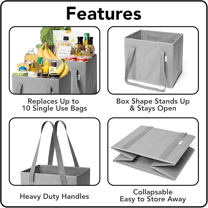 BagGroup Reusable Grocery Bags or Shopping Bags