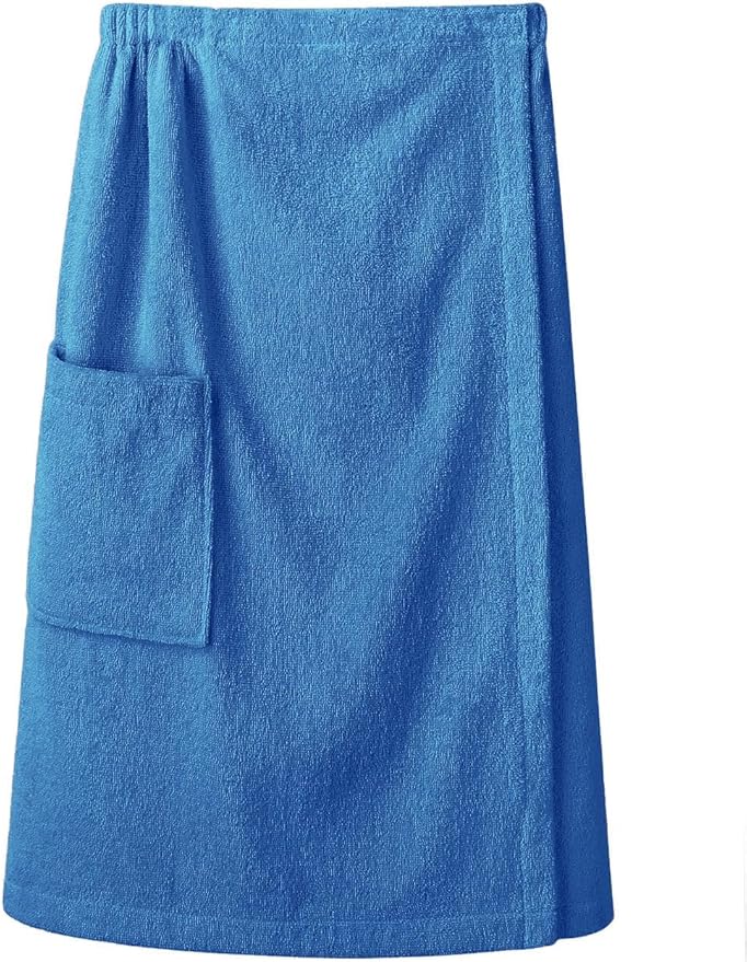 SIORO Women Bath Towel Wrap Robe, Soft Cotton Terry Spa Cloth, Plush Adjustable Closure for Shower, Travel, Pool, Gym