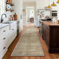 Washable Runners for Hallways Kitchen Rug: 2'x10' Runner Rugs Stain Resistant Non Slip Low Pile Soft Carpet Runners for Hallways Bedroom Kitchen Entryway Indoor Beside Bathroom Laundry Room