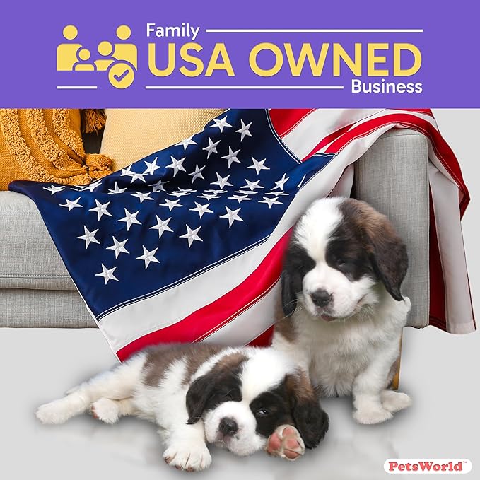 PETSWORLD Premium Extra Large Dog Pee Pads (43" x 74") – Jumbo Puppy Training & Incontinence Pads for Large Dogs & Multi-Pet Homes – Leak-Proof, Odor Control, 5-Layer Absorbency