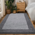 DOMUSTEX Washable Area Rug 34" x 60", Non Slip Kitchen Rug for Floor, Absorbent Entrance Runner Rug for Bedroom, Living Room, (Roll Packing)