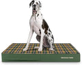 The Dog’s Bed Orthopedic Memory Foam Dog Bed, XXL Green Tartan, Pain Relief for Arthritis, Hip & Elbow Dysplasia, Post Surgery, Lameness, Supportive, Waterproof Washable Cover, Veterinary Approved