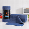 Tigona 80 Pack Microfiber Cleaning Cloth Roll Reusable Paper Towels 12"x12" Tear Away Cloth,Absorbent Dish Rags for House Kitchen,Wash Cloths,Lint Free Rags for Window Cars Cleaning Supplies