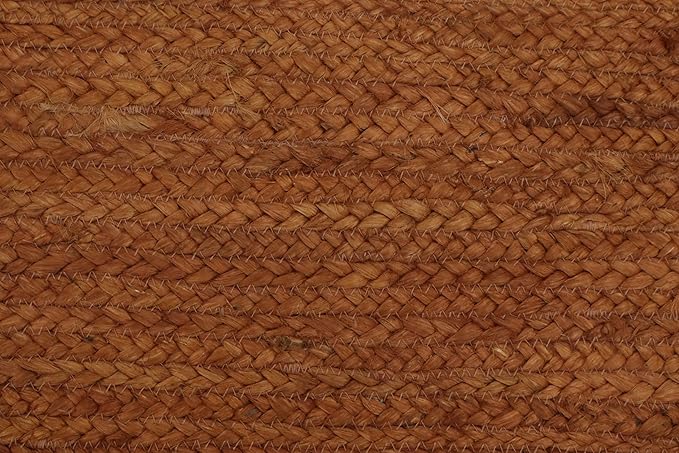 Runner - Oval Rug 2x10 Area Rug Kilim Rug Orange Solid Design 0.27 inches ThickIndoor Outdoor Rug Flatweave Rug High Traffic Area Bedroom Bedside Oval Kitchen Hallway