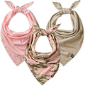 Pet Passion Bandit - The PET Bandana 100% Organic Cotton Pet Bandanas Clothes for Small, Medium, Large Dogs, 3-Pack Pink Camo, X-Small/Small