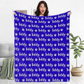 Ecautly Custom Pet Blanket for Dog, Personalized Pet Blanket with Name, Customized Paw Print Throw Blanket for Cat, Gift for Pet Bereavement, Dog Bed Blanket Passing Away Gifts
