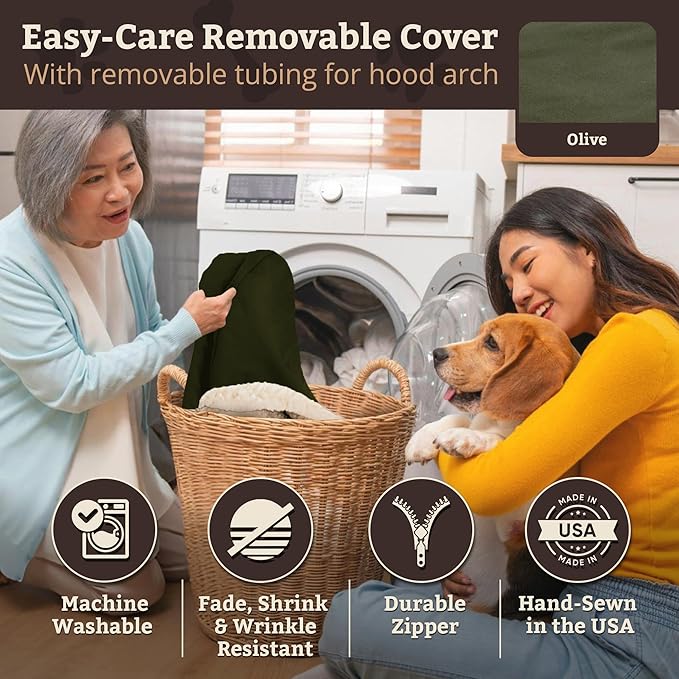 Small Snoozer Cozy Cave, Olive