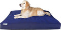 Dogbed4less XXL Orthopedic Extreme Comfort Memory Foam Dog Bed for Large Dog, Internal Waterproof Lining and Machine Washable External Durable Cover, 55X37 Pillow, Navy Blue