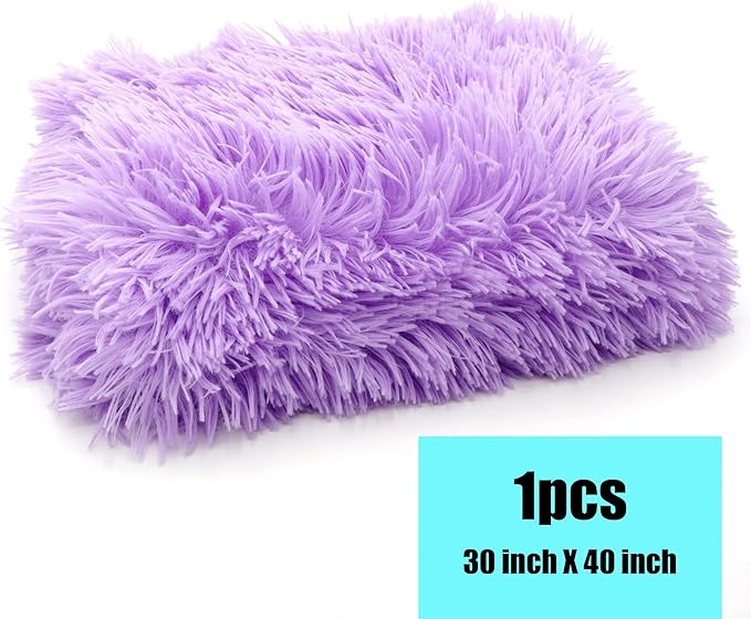 Petbuy Pet Dog Bed Blankets, Fluffy Fleece Dog Throw Blankets Sleep Mat,Soft Puppy Blankets Cat Kitten, S M L XL,Fuzzy Reversible Sherpa Blanket for Bed, Couch, Sofa, Travel,Washable & Lightweight
