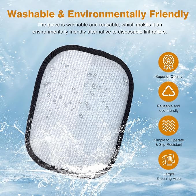 XSDLSSLY 2Pcs Pet Hair Removal Gloves for Cats and Dogs. The Latest Reusable electrostatic pet Hair Removal Gloves.Pet Hair Removal Tool Suitable for Sofas, Bed Sheets, Clothing, and car Seats