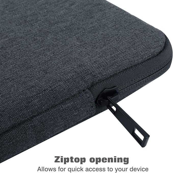 MoKo 9-11 Inch Tablet Sleeve Bag Carrying Case Fits New 11inch iPad Air M3, iPad A16 2025, iPad Pro 11 M4, Air 5/4/3, iPad 10/9/8th Gen, Tab S8/S9 11", Space Gray | Carrying Case, Space Gray