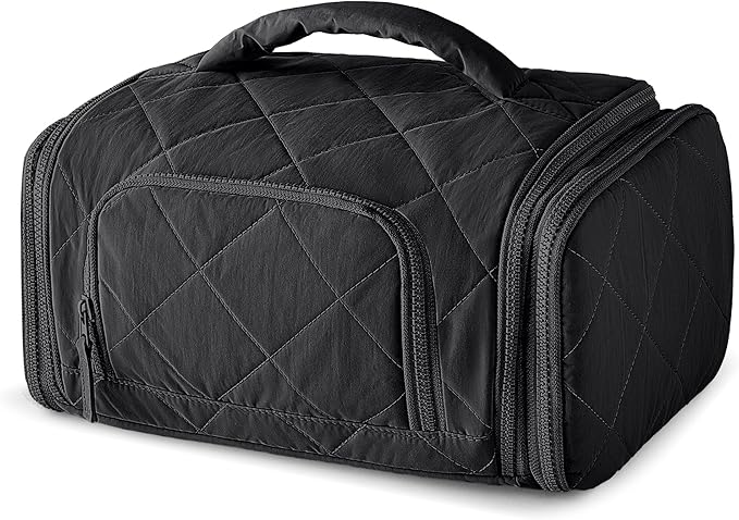 Marscamd Cable Organizer Bag, Travel Cord & Charger Organizer Pouch for Tech Accessories & Electronics, Home Storage, Black