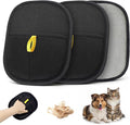 PETSWEET 2 Pack Pet Hair Removal Glove for Cats & Dogs, Electrostatic Pet Hair Remover Gloves for Cats Hair, Reusable Magic Brush Pet Hair Remover Tool for Couch, Pet Bed, Clothes