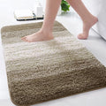 Arotive Microfiber Bathroom Rugs, Shaggy Soft and Absorbent Bath Rug, Non-Slip, Thick Plush Machine Washable Dry Bath Mats for Bathroom, Tub and Shower, 34x21, Coffee, Rectangular